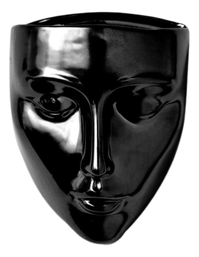 Jarra De Pared Con Cabeza Decorativa Facial.