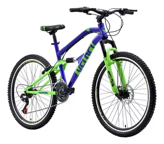 Bicicleta Veloci Naukas Pro Fd Rodado 26 Azul M