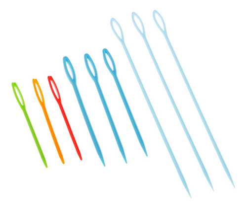 9 Pieces Plastic Needles And Knitting Loom Hook Crochet Hook