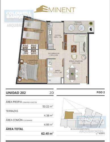 Imagen 2 de 12 de Venta Apartamento Dos Dormitorio Con Renta En Bella Vista 202