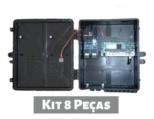 Imagem 1 de 1 de Kit 8 Peças Xwave Metro Switch 8 Portas Destacável
