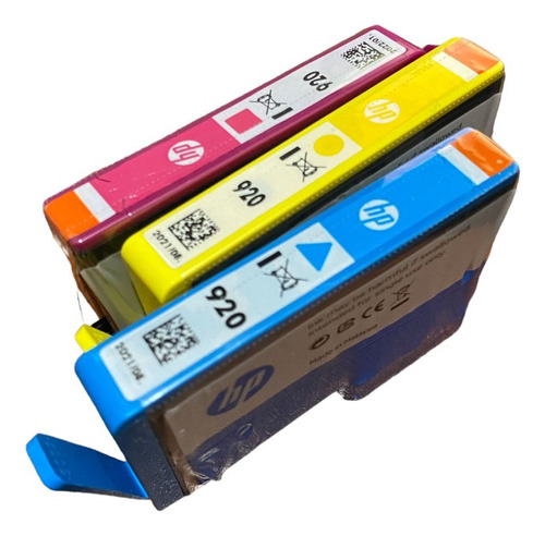 Original Hp Ink Cartucho Impresora Tinta 920 Color Sc / 1 Pz