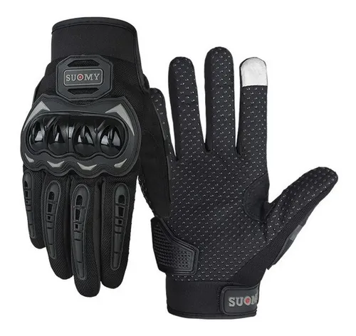 comprar Luvas Andar Moto Com Tela Sensível Ao Toque De Dedo Inteiro