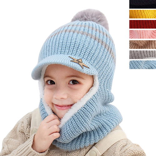 Conjunto De Gorro Y Bufanda Para Niños, Conjunto De Bufanda