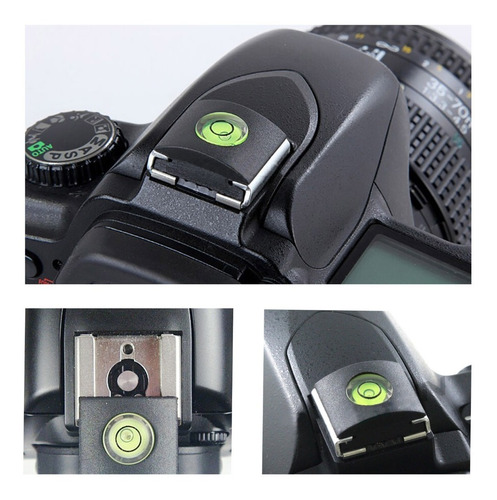 Tampa Protetora Nível Bolha De Sapata De Flash Câmeras Dslr