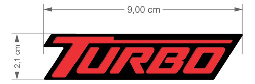 Adesivo Emblema Turbo Traseiro Cruze Equinox Tracker Resinad