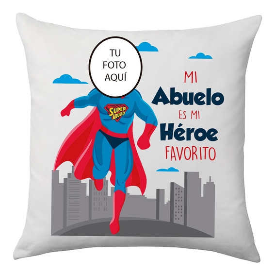 Cojín Almohada Para Abuelo Regalo Personalizado 40 Cm