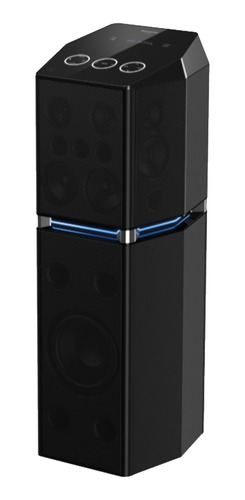 Imagen 3 de 5 de Minicomponente Panasonic SC-UA70 negro con bluetooth 1700W de potencia - 220V - 240V