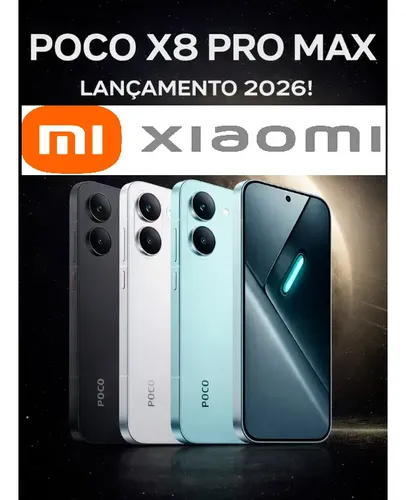 Xiaomi Poco X8 Pro Max 512gb 12+12gb Ram 8.500mah 5g Branco