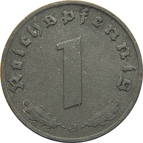 Alemanha - Moeda  1 Pfennig - 1.943 A - 2a Guerra Mundial.