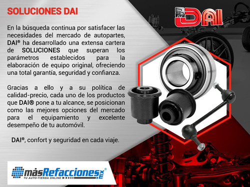 Jgo Topes Rebote Traseros Ford Fiesta 98-11 Dai