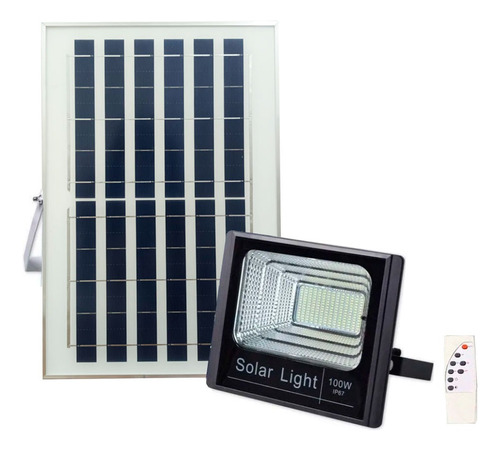 Reflector Led Panel Solar 100w  Control Remoto 2018