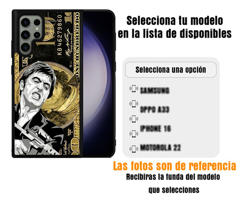 Funda + Extra Para Samsung (todos) Scareeface 2 Samsung A05