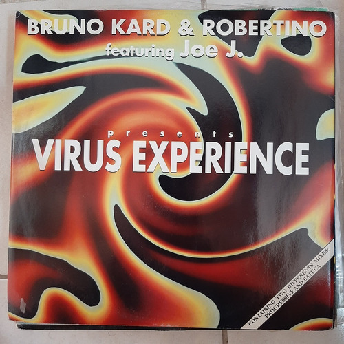 Vinilo Bruno Kard  Robertino Joe J Virus Experience Jkr H D2