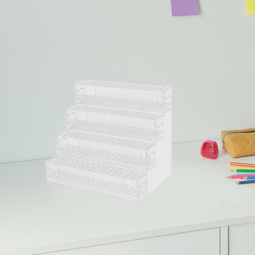 Portalápices Acrílico, Organizador De Brochas De 4 Capas