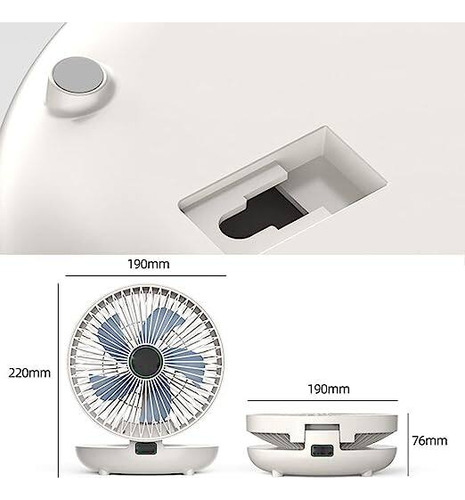 Ventilador De Mesa Dobrável Montado Na Parede De Dupla Final