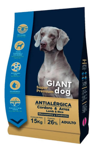 Giant Dog, Alimento Super Premiun Adulto M Y G. 15kg
