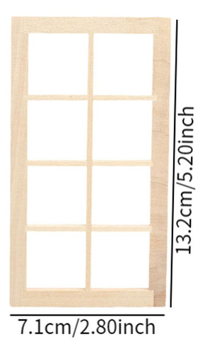 Ventana En Miniatura Para Casa De Muñecas, Decoración Diy,