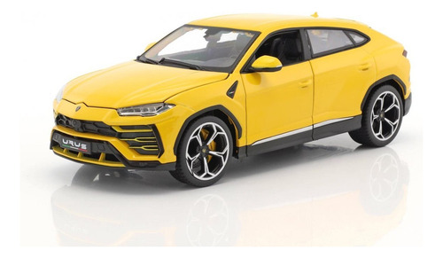 Miniatura Carro Lamborghini Urus - Amarela - 1:18 - Burago