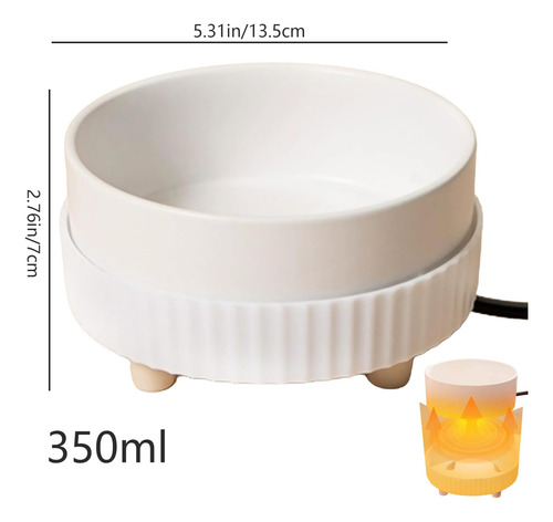 Bowl De Mascotas Caliente Para Invierno.mantiene Agua Tibia
