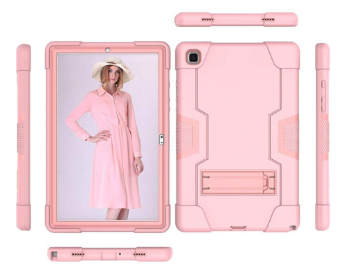 Funda Nude Uso Rudo Soporte Para Galaxy Tab A7 10.4 T500