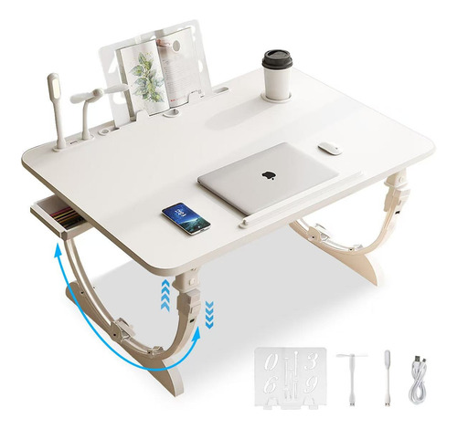 Mesa Plegable De Elevación De Computadora Para Cama70×40cm