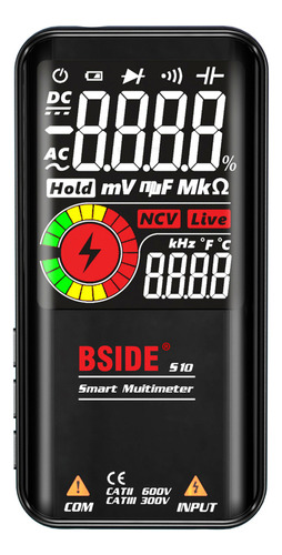 Multimeter Digital Bside S10 9999 Accounts Lcd Ac/dc Voltíme