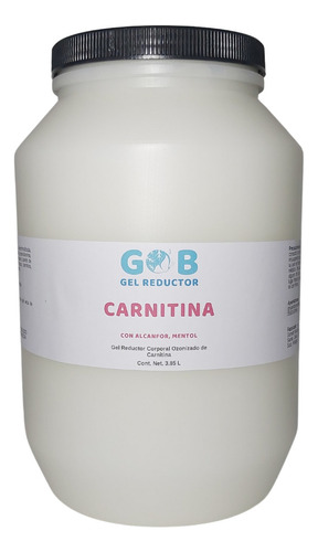 Gel Reductivo De Carnitina Ozonizado - Gob - 3.85 Litros