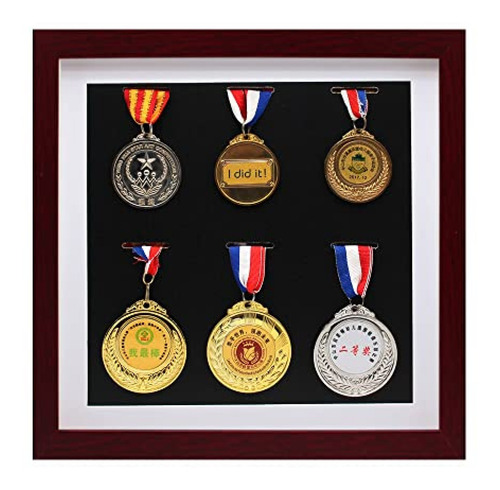 Vitrina De Medallas Militares - Marco De Exhibición De Meda