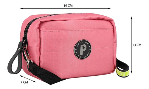 Imagen 6 de 6 de Bolsa Para Dama Tipo Fanny Pack Piagui Coral Hbexhalepi