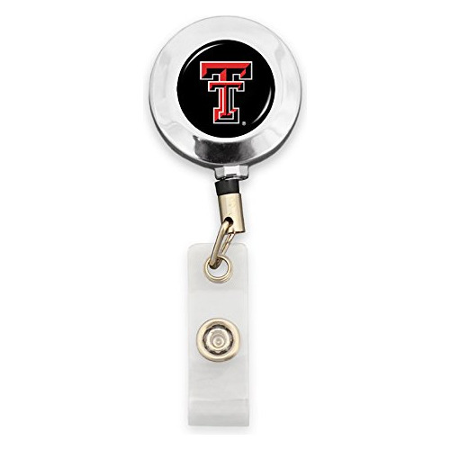 Insignia Retráctil De Texas Tech Red Raiders Clip De C...