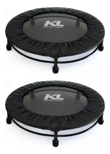 Kit 2 Mini Cama Elastica Jump Profissional + Proteção + Dvd