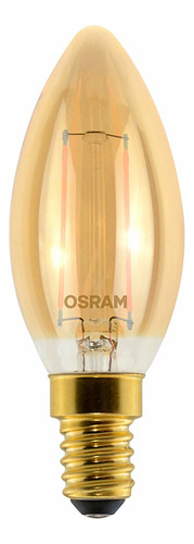 Lampada Led Filamento Vintage 2w 220v E14 2500k Luz Amarela