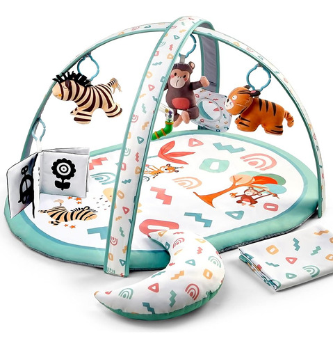 Kompoll Baby Play Gym 7 En 1 Baby Activity Gym Mat Con 2 Fun