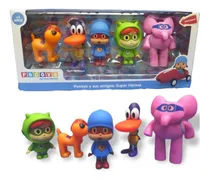 Comprar Juguetes Para Niños Figuras De Pocoyo Set De 5 Super Heroes
