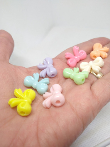 50 Laços Infantil Passante Entremeio 15x20mm Pulseiras E Etc