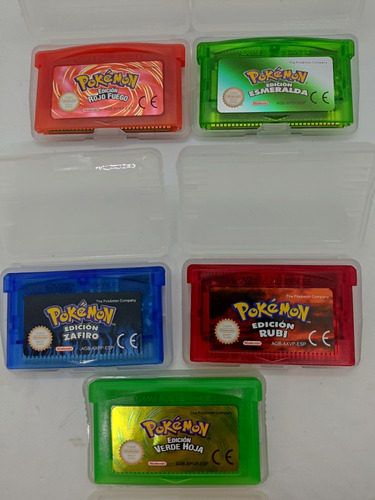 Pokémon Gameboy Advance/ Ruby Emerald Leaftgreen Saphire Red (Usado)