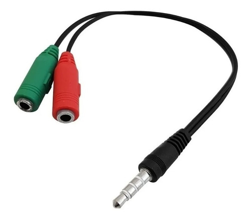 Cable Adaptador 2 Hembras A 1 Jack Auricular Ps4 Celular