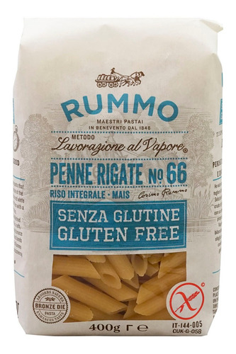 Pasta Rummo Penne Rigate N°66 400 Gr