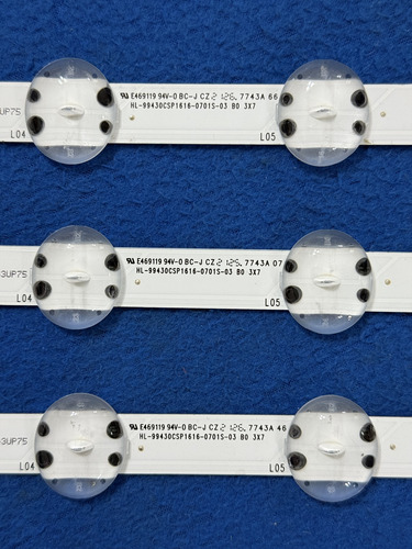 Tiras Leds Lg 43up7500psf Hl-99430csp1616-0701s-03 Hosp Pan*