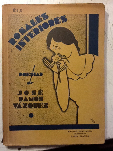 J. R. Vázquez. Rosales Interiores. Firmado