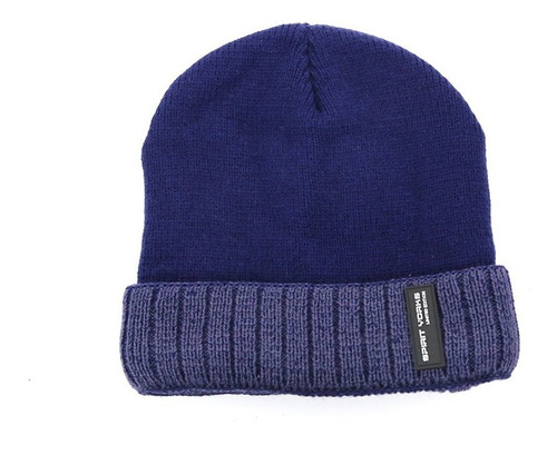 Gorro Lana Tejido Liso Hombre Mujer Invierno Interior Polar!