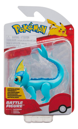 Pokemon Vaporeon Figura De Batalla