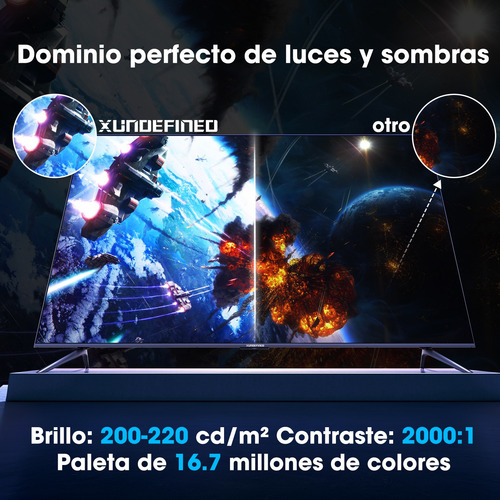 Pantalla De Tv Inteligente Xundefined De 40 Pulgadas Con Pro