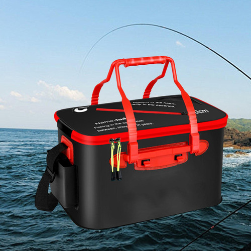 Contenedor De Peces, Cubo Plegable Grueso Para Negro L