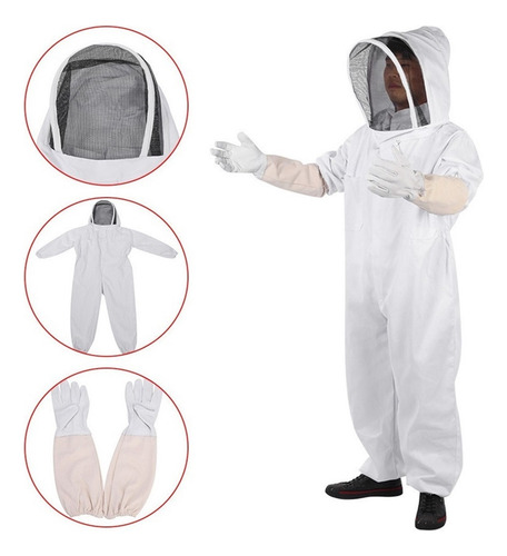M Apicultor Profesional Traje Protector Guantes Apicultor