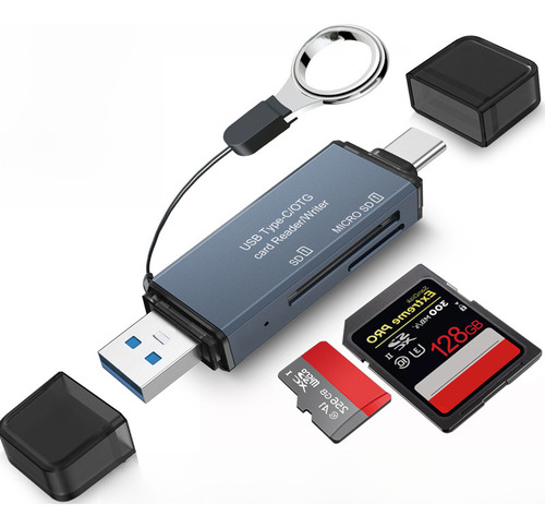 Lector De Tarjetas Usb 3.0 Adaptador Tipo Otg De Alta Veloci