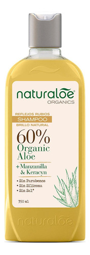 Set Naturaloe Shampoo + Acondicionador Reflejos Rubios 350ml