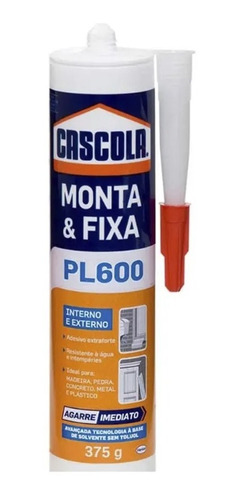 Cascola Monta E Fixa Pl600 375g Henkel
