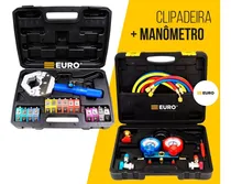 Comprar Kit Conjunto Manometro Manifold + Clipadeira Hidraulica Novo